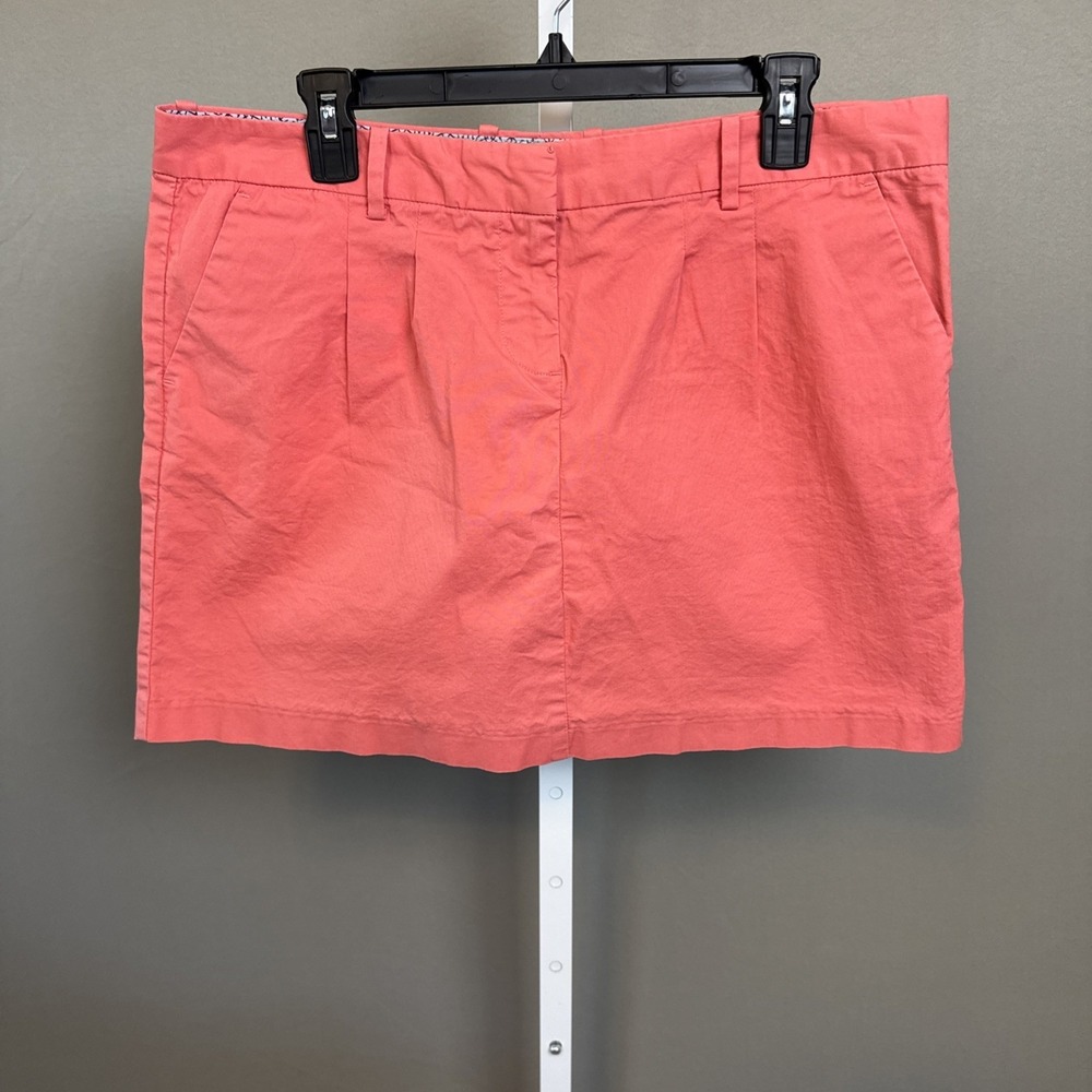 Vineyard Vines Size 12 Coral Double Hook Closure Skirt